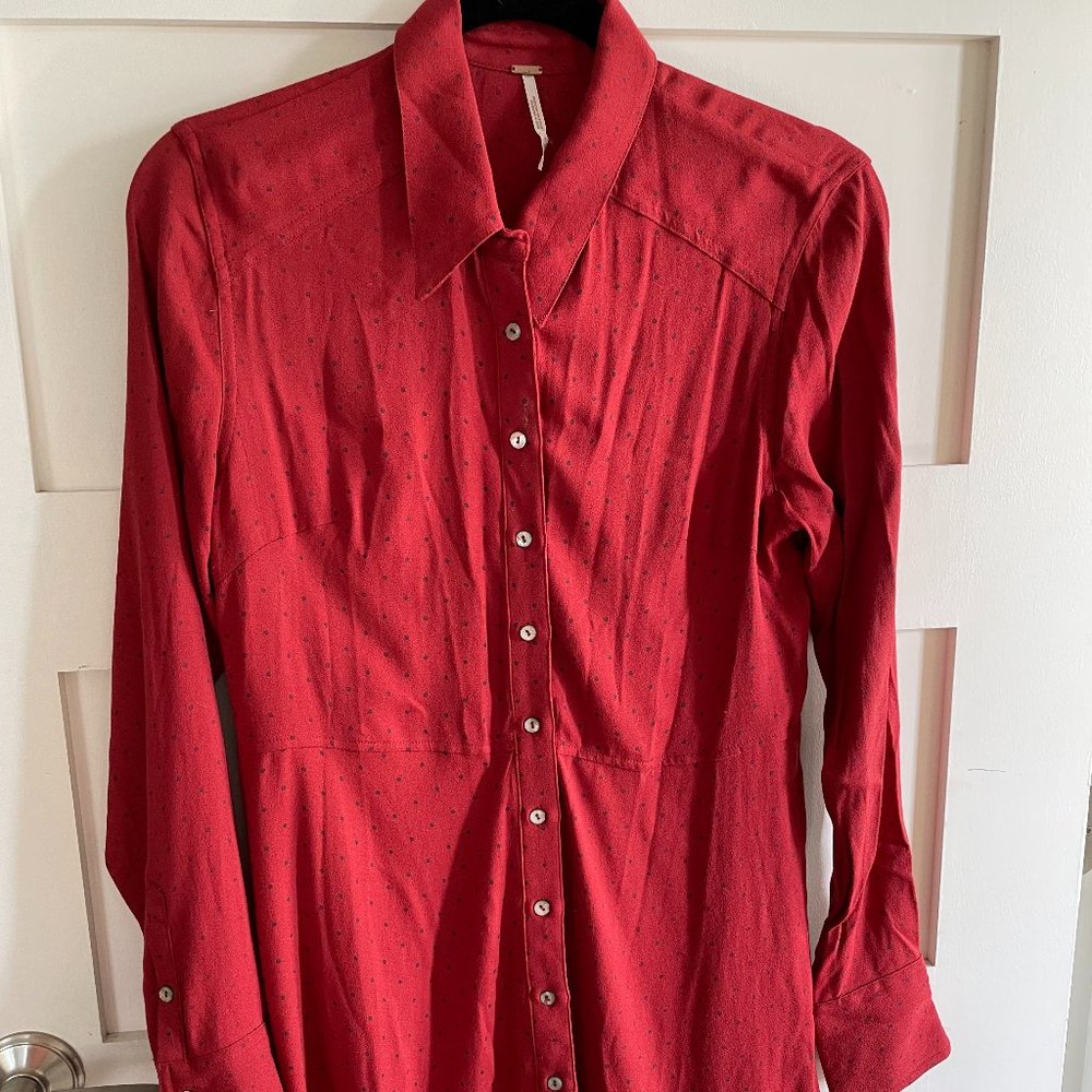Free People Mini Shirt Dress